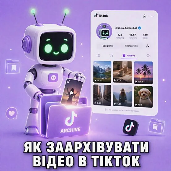 Як заархівувати відео в TikTok