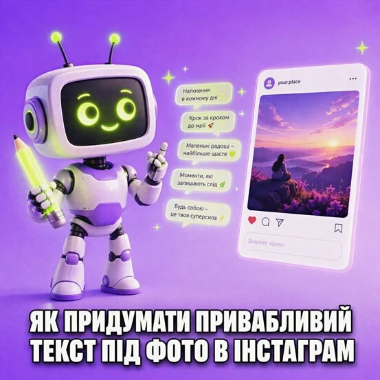 Як придумати текст під фото в Instagram