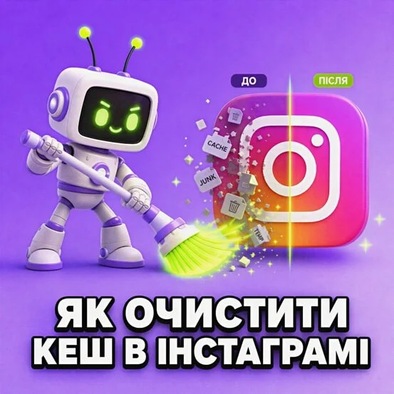 Як очистити кеш в Інстаграмі