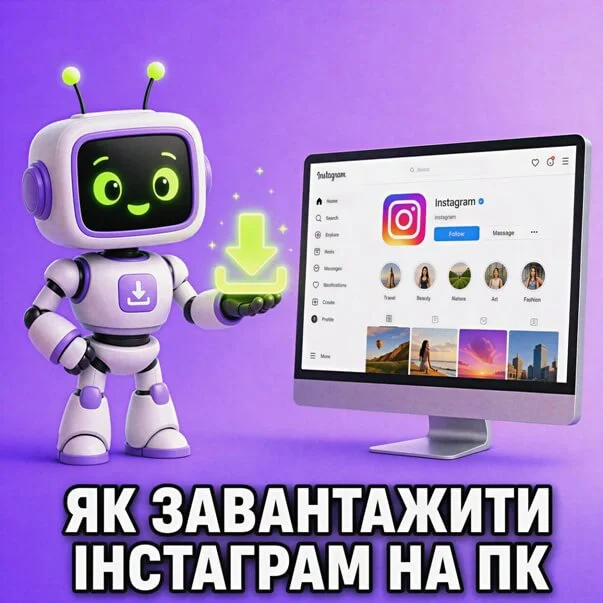 Як завантажити Instagram на комп'ютер