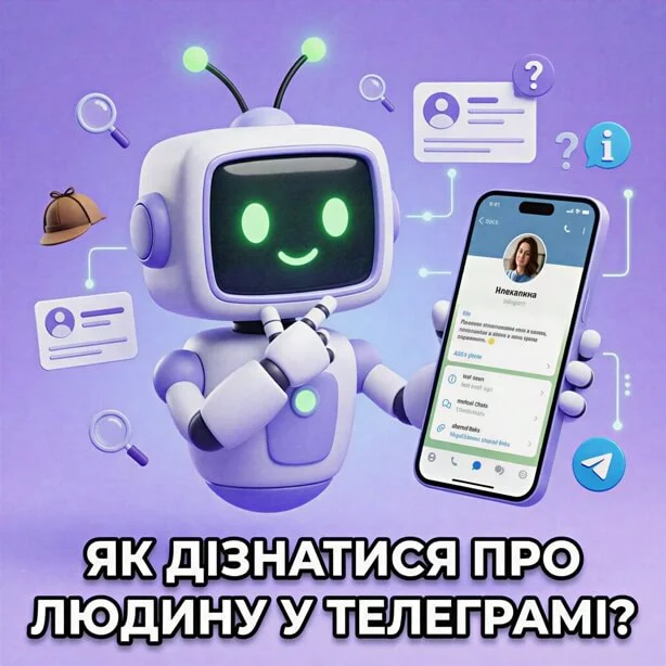 Як дізнатися про людину у Телеграмі