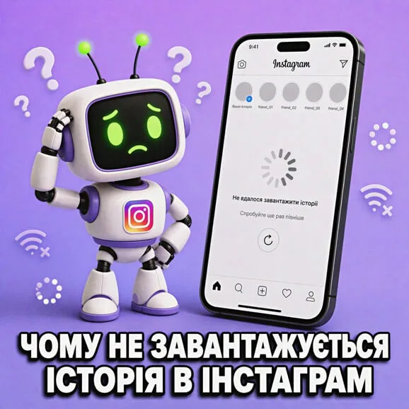 Чому не завантажується сторіс в Instagram