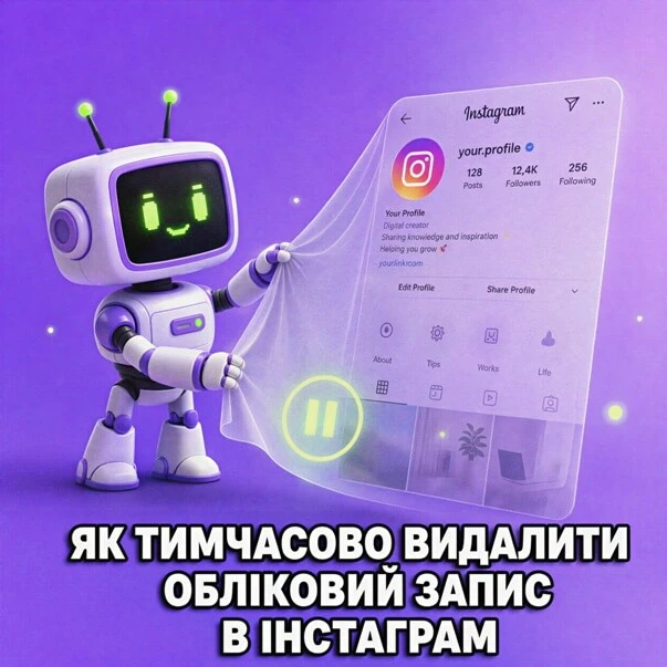 Як тимчасово видалити обліковий запис у Instagram