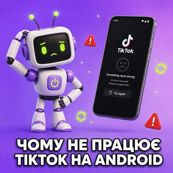 Чому не працює TikTok на Android