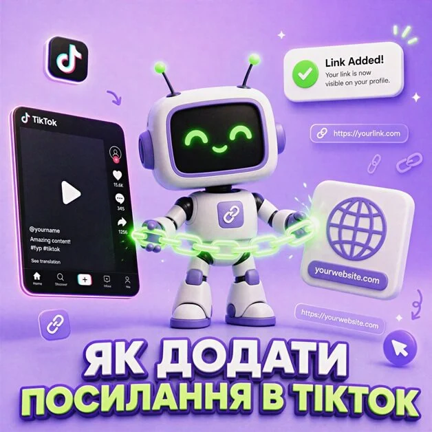 Як додати посилання в TikTok