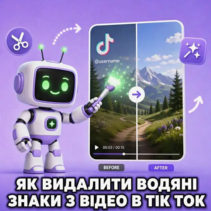 Як видалити водяний знак TikTok