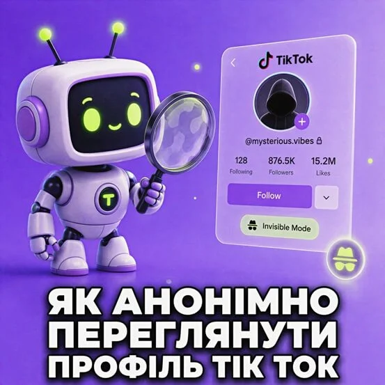 Анонімний перегляд профілю TikTok